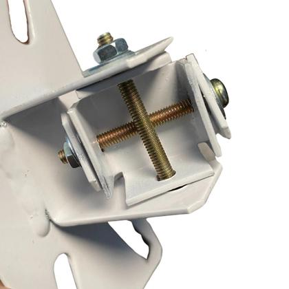 Imagem de Suporte P/ Projetor Branco Universal Ajustável 3 e 4 Furos Data Show Todas marcas e modelos até 30Kg