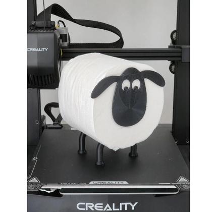Imagem de Suporte Papel Higiênico Ovelha Shaun Banheiro Decoração