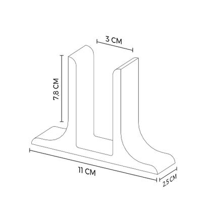 Imagem de Suporte Par para Notebook na Posição Horizontal Mesa Escritório