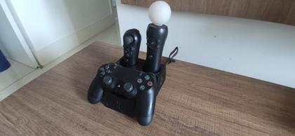 Imagem de Suporte Para 2 Ps Move E 1 Controle Dual Shock