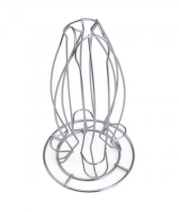Imagem de Suporte para 24 Capsulas Nespresso Cromado 13,5x25,5cm Lyor