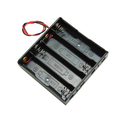 Imagem de Suporte para 4 baterias modelo 18650 de 3.7V