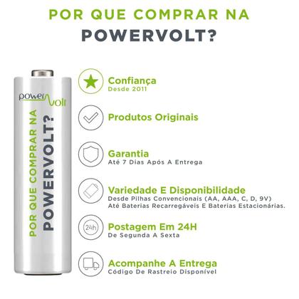 Imagem de Suporte para 4 baterias modelo 18650 de 3.7V