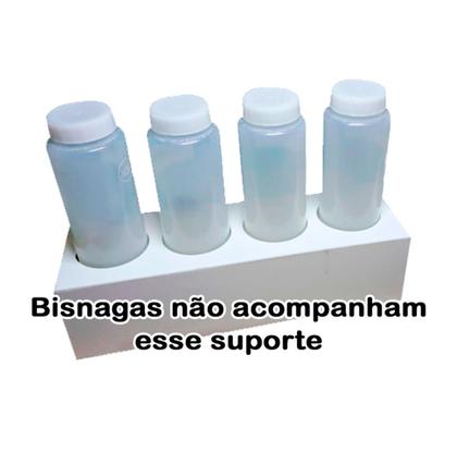 Imagem de Suporte para 4 bisnagas originais fifo 473 ml acrílico branco