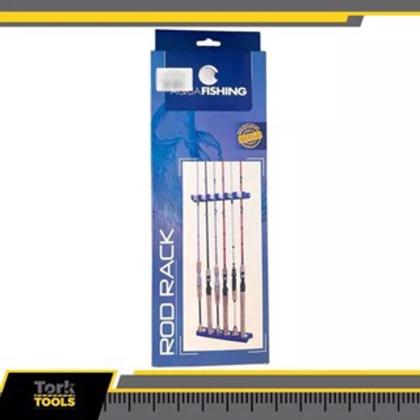 Imagem de Suporte Para 6 Varas Pesca Aquafishing Rod Rack Pesca Brasil