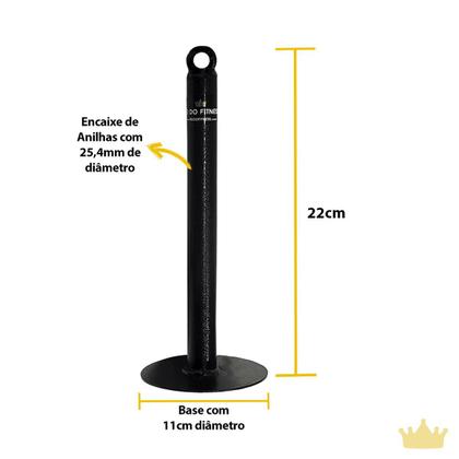 Imagem de Suporte Para Anilhas Pegada Triangular P/ Agachamento Sumo - Rei Do Fitness