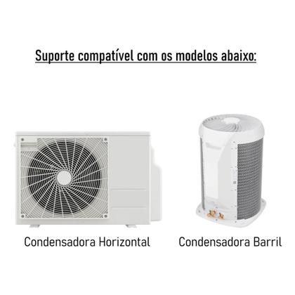 Imagem de Suporte para Ar Condicionado Split 50cm 500mm Aço Reforçado até 65kg para Condensadora