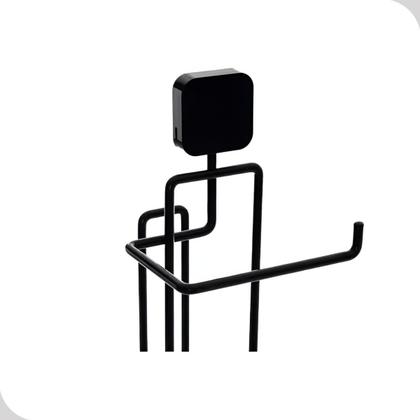 Imagem de Suporte Para Banheiro Dispenser De Papel Higienico Rolo Chão