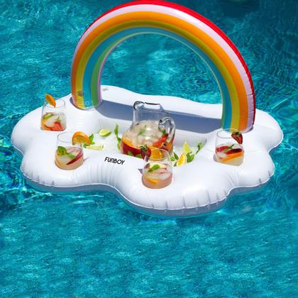 Imagem de Suporte para bebidas inflável Rainbow Cloud FUNBOY Giant