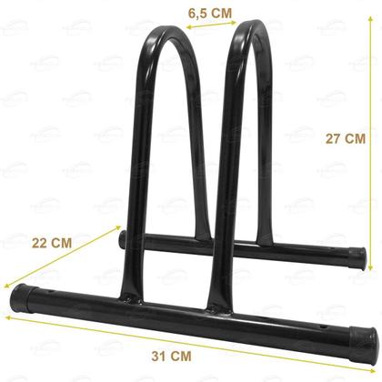 Imagem de Suporte Para Bicicleta 1 Vaga Porta Bike Em Pé Piso Chão
