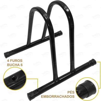 Imagem de Suporte Para Bicicleta 1 Vaga Porta Bike Em Pé Piso Chão