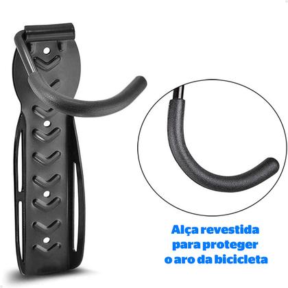 Imagem de Suporte para Bicicleta Lorben Parede Vertical Gancho para Pendurar Bike