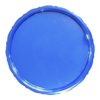 Imagem de Suporte para Bolo Azul Escuro com Borda Rendada - 26cm