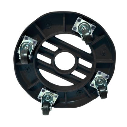 Imagem de Suporte Para Botijão de Gás com Rodinhas Preta