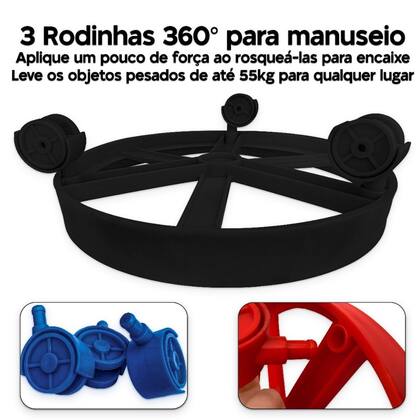 Imagem de Suporte para Botijão de Gás Cozinha 55kg e Vasos p/ Flores