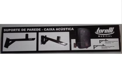 Imagem de Suporte para Caixas de Som Parede 35cm Suporta 50Kg TSC35 Torelli