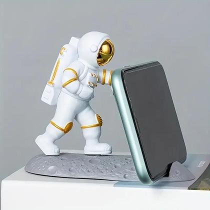 Imagem de Suporte para Celular Astronauta - Decoração de Mesa para iPhone 15/14 e Samsung