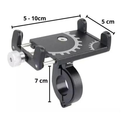 Imagem de Suporte Para Celular GPS Bike Bicicleta E Moto Em Aluminio Universal