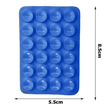 Imagem de Suporte Para Celular Silicone 24 Ventosas Universal Fita 3M