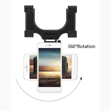 Imagem de Suporte para celular veicular para retrovisor interno