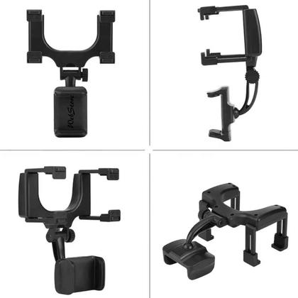 Imagem de Suporte para celular veicular para retrovisor interno
