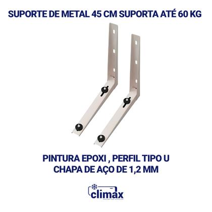 Imagem de Suporte Para Condensadora Redonda Ou Quadrada De Ar Condicionado De Metal 450 mm 7000 a 12000 Btus