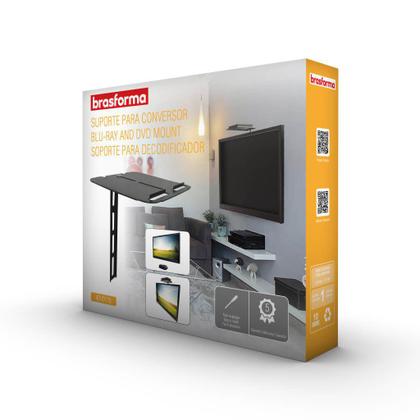 Imagem de Suporte Para Conversor de TV Receptor ou Decodificador Net Sky Brasforma ADVD178