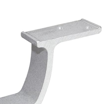 Imagem de Suporte Para Corrimão Em Alumínio Natural