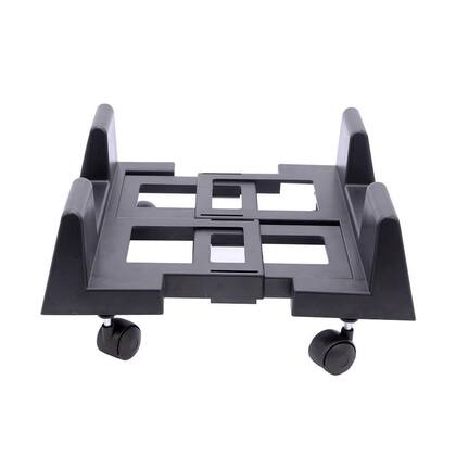Imagem de Suporte para CPU ajustável com rodinhas Preto SC-20BK C3Tech