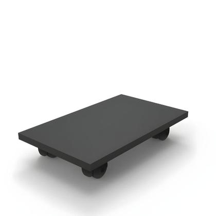Imagem de Suporte para CPU e Estabilizador de Nobreak em MDP com Rodinhas Portátil Quarto Gamer