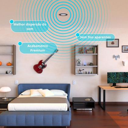 Imagem de Suporte para Embutir no Teto Compatível com Alexa Echo Dot 3a Geração - ARTBOX3D