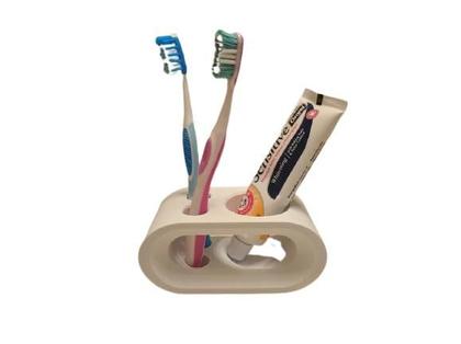Imagem de Suporte Para Escova e Pasta de Dente Super Prático