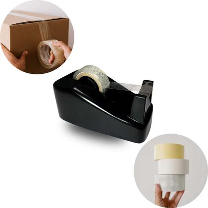 Imagem de Suporte Para Fita Adesiva Pequeno Encaixe a partir de 12 mm Base Reforçada Resistente Durável Unidade