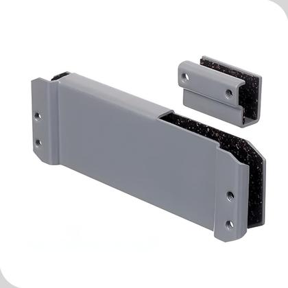 Imagem de Suporte Para Fixar Mola Aerea Porta de Vidro até 10mm Prata A530 Soprano