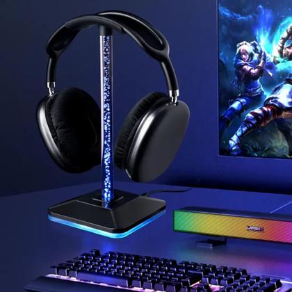 Imagem de Suporte para Fone de Ouvido RGB Tomate MSY-9991 - Organização e Estilo