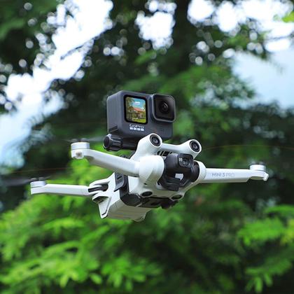 Imagem de Suporte para GoPro e Câmeras Compactas em Drone DJI Mini 3 Pro - Sunnylife