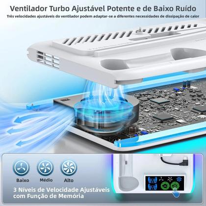 Imagem de Suporte Para Jogos PS5 Com Ventilador RGB Para Console Sony Playstation Slim pro Acessórios De Jogos