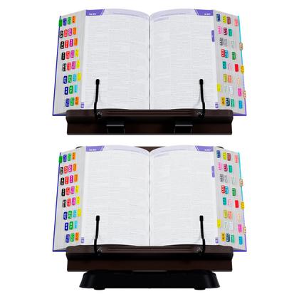 Imagem de Suporte Para Livro Duplo Resistente Ergonômico - Cores