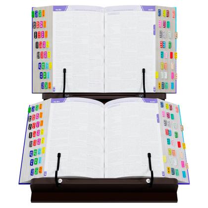 Imagem de Suporte Para Livro Duplo Resistente Ergonômico - Cores