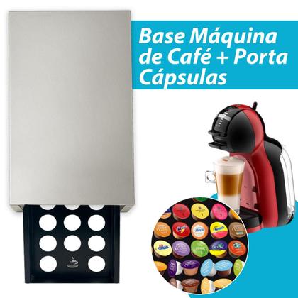 Imagem de Suporte Para Máquina de Café e Porta Cápsulas Compatível Com Café Dolce Gusto