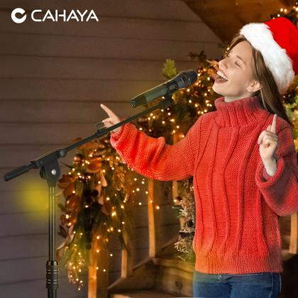 Imagem de Suporte para Microfone CAHAYA CY0311 - Braço Articulado Duplo com Tripé