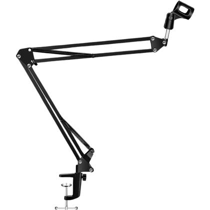 Imagem de Suporte para Microfone de mesa profissional ajustável, Braço Articulado compatível