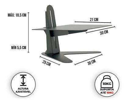 Imagem de Suporte Para Monitor De 10 A 27 Com Ajuste De Altura