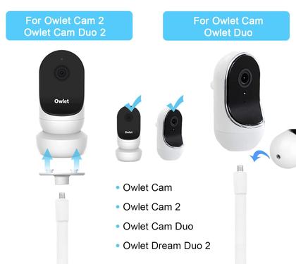Imagem de Suporte para monitor de bebê AOZTSUN compatível com Owlet Cam/Duo