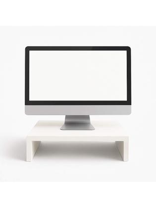 Imagem de Suporte Para Monitor e Notebook Apoio de Mesa MDF Ergonomico