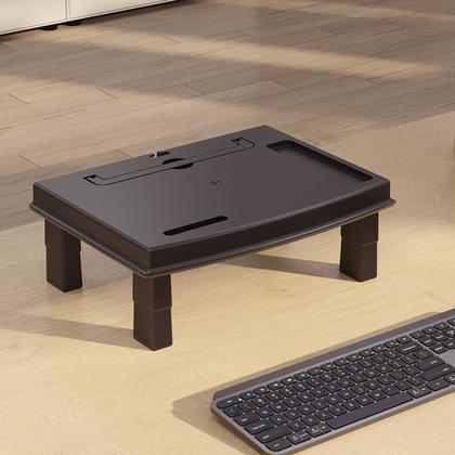 Imagem de Suporte para Monitor e Notebook Preto com 3 Regulagens de Altura e Suporte de Celular NR17 Reliza