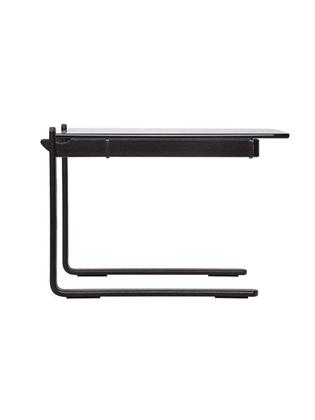 Imagem de Suporte Para Monitor Office Reliza Preto Com Vidro Fume