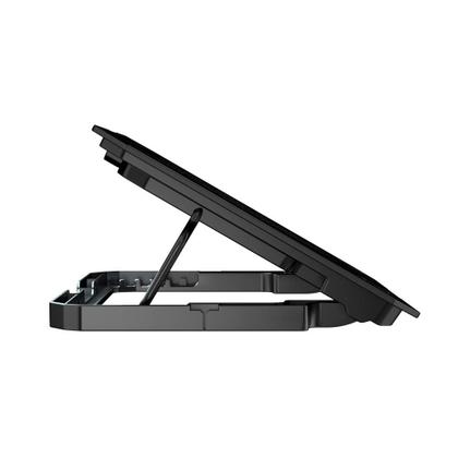 Imagem de Suporte Para Notebook 15.6" C3Tech, 2 Coolers, LED Azul - NBC-40BK