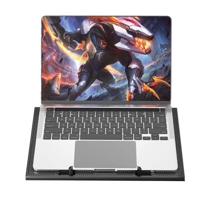 Imagem de Suporte Para Notebook 17.3" C3Tech, 2 Coolers, LED Azul - NBC-80BK