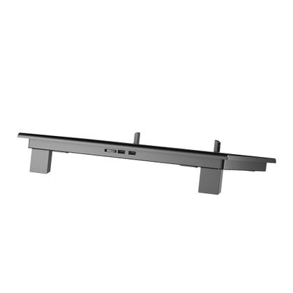Imagem de Suporte Para Notebook 17.3" C3Tech, 2 Coolers, LED Azul - NBC-80BK